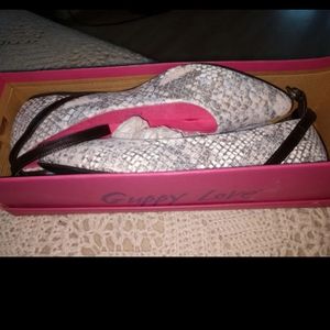 Ladies Soft Snake Print Shoes